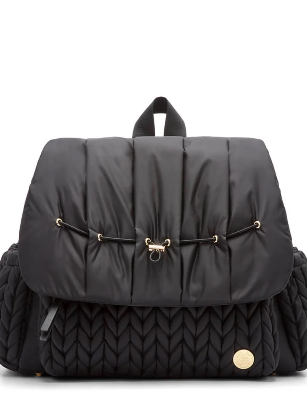 Happ Levy Puffer Backpack Daiperbag - Black